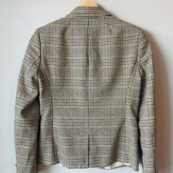 J. Crew Collection Wool Blazer Prince of Wales RARE NWT - Picture 8 of 12